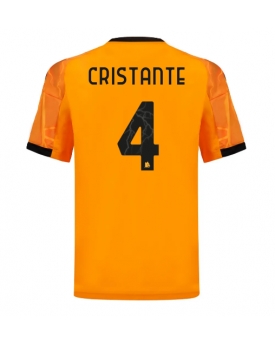 Billige Fotballdrakt AS Roma Bryan Cristante #4 Replika Bortedrakt 2025-26 Kortermet Billige Fotballdrakt AS Roma Bryan Cristante #4 Replika Bortedrakt 2025-26 Kortermet
